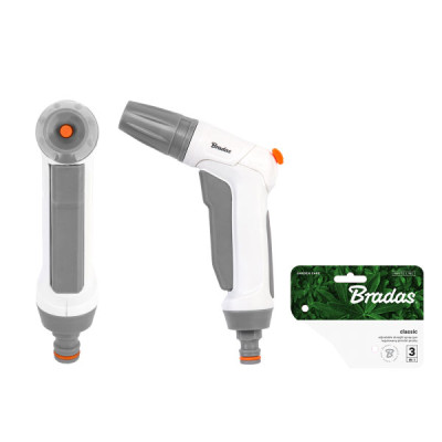 Пистолет регулируемый поливочный BRADAS WHITE LINE CLASSIC (WL-EN10TK)