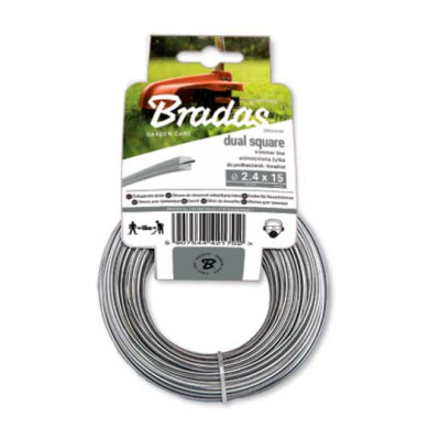 Леска для триммера BRADAS RIPPER DUAL 3,0мм/50м (ZRK30050K)
