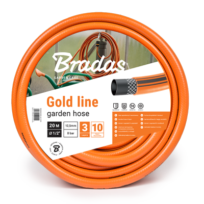 Шланг садовий Bradas GOLD LINE 1/2" 20м, WGL1/220