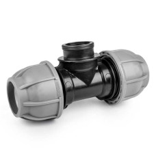 Тройник для труб BRADAS PE PN10 25мм 1" (DSRA10T25F1)