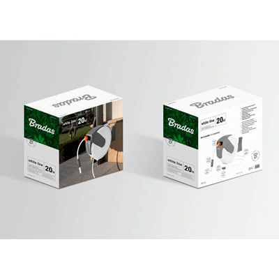 Катушка со шлангом BRADAS WHITE LINE 1/2" 35м (WL-W6B35)