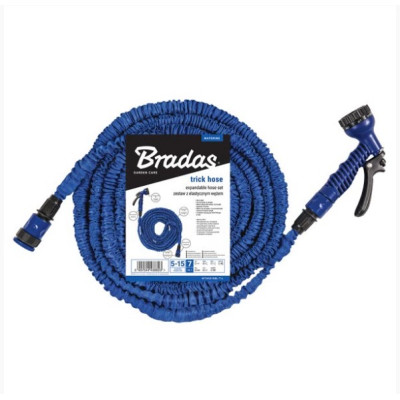 Шланг, що розтягується з набором BRADAS TRICK HOSE 5-15м (WTH0515BL-T-L)