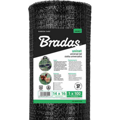 Сетка шпалерная Bradas UNINET 14х16мм 1х50м 40г/м2 (AS-UN4010050)