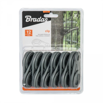 Клипсы для петель Bradas Bungee Cord Clips 12шт (BCK1-B)