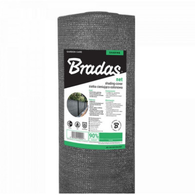 Сетка для затенения Bradas 1,5х25м 90% 135г/м2 (AS-CO13515025GY)
