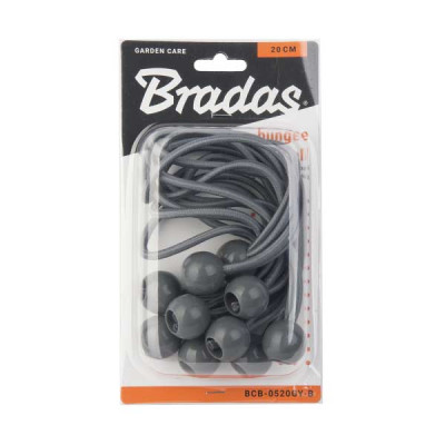 Петля еластична Bradas Bungee Cord Ball 15см 10шт (BCB-0515GY-B) Петля еластична Bradas Bungee Cord Ball 15см 10шт (BCB-0515GY-B)