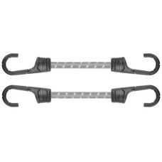 Шнур еластичний Bradas Bungee Cord Hook гумовий 40см 2шт (BCH2-08040GY-B)