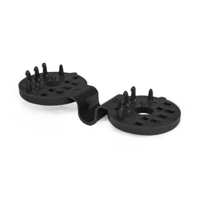 Зажим Bradas Bungee Cord Clips черный 50шт (BCK4-BK-L)