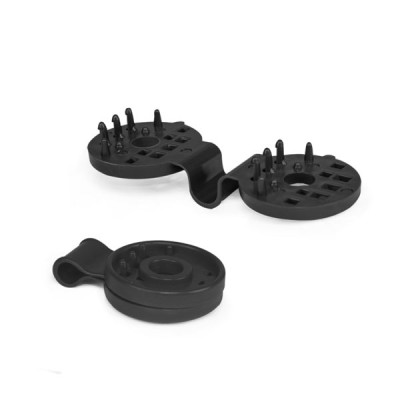 Зажим Bradas Bungee Cord Clips черный 50шт (BCK4-BK-L)