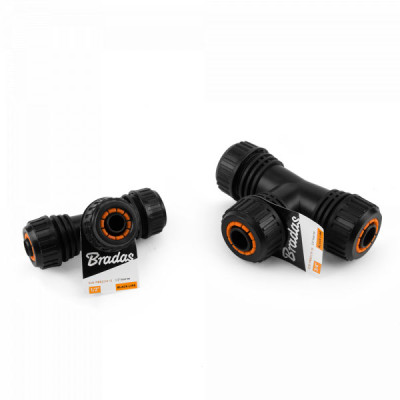 Тройник для подключения шланга Bradas Black Line 1/2" (ECO-PWB2210-12)