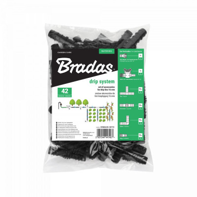 Набор аксессуаров для капельного полива Bradas 16мм 42шт (DSWA20-SET3)