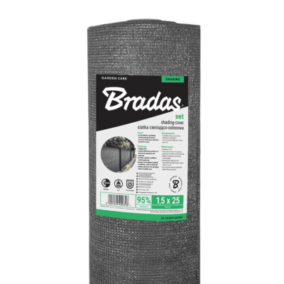 Сетка для затенения Bradas 90%, 135г/м2 2х25м (AS-CO13520025GY)