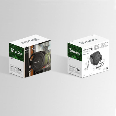 Автоматична катушка зі шлангом Bradas White Line 1/2“ 30м (WL-W7B30)