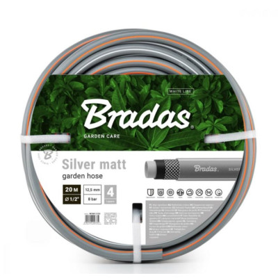 Шланг для полива Bradas Silver Matt 1/2“ 20м (WSM1/220)