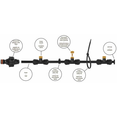 Туманообразователь садовый Bradas Black Line 15м (ECO-Z1015) Туманообразователь садовый Bradas Black Line 15м (ECO-Z1015)