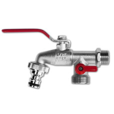 Кран шаровый двойной BRADAS НР 3/4" (GKK0534)