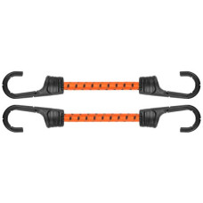 Шнур еластичний Bradas Bungee Cord Hook гумовий 60см 2шт (BCH2-08060OR-B)