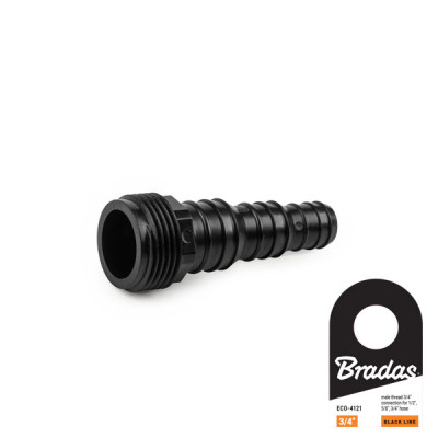 Универсальное соединение Bradas Black Line 1/2" 5/8" 3/4" (ECO-4121)