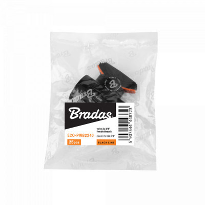 Кран Bradas Black Line 2x3/4" (ECO-PWB2240)