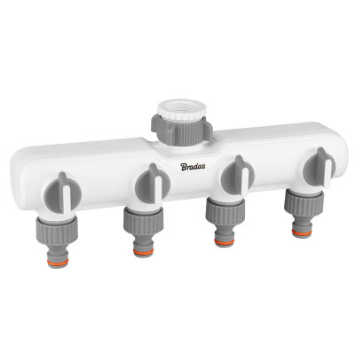 Распределитель с 4 кранами Bradas White Line (WL-3054K)