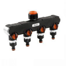 Распределитель с 4 кранами Bradas Black Line Heavy Duty (ECO-PWB3044)