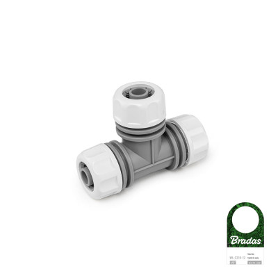 Тройник для подключения шланга Bradas White Line 1/2“ или 5/8“ (WL-2210-12)