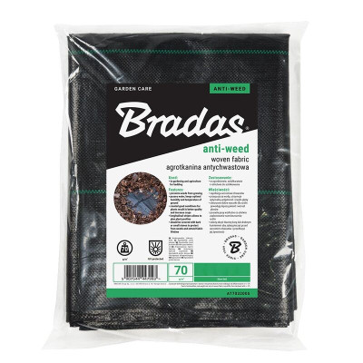 Агроткань Bradas черная 70г/м2 2х10м (AT7020010)