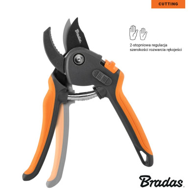 Секатор с регулируемой ручкой Bradas V-Series (KT-V1049)