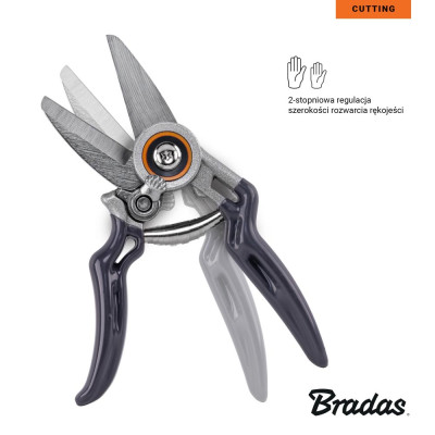 Секатор с обводным лезвием Bradas V-Series (KT-V1042)