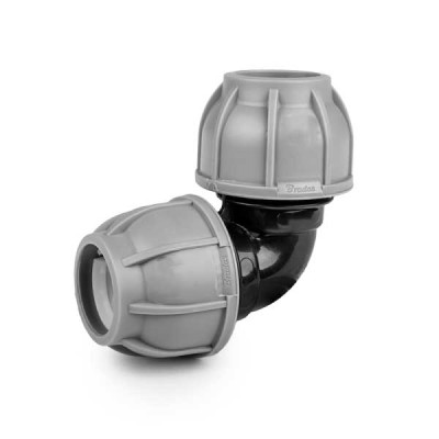 Коліно для труб BRADAS PE PN10 25мм (DSRA10K2525)