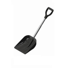 Лопата для уборки снега Plastkon Snow shovel Telescope складная для авто 27х89см черная