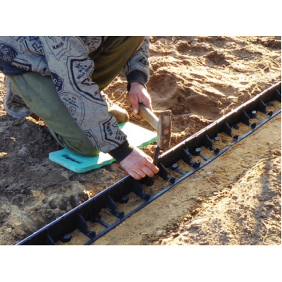 Бордюр садовий Bradas RIM-BORD 58х1000мм чорний (OBRB58)