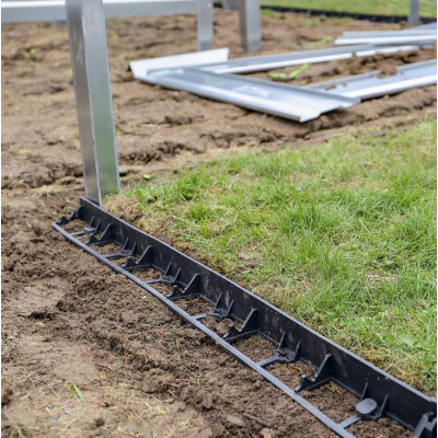Бордюр садовий Bradas RIM-BORD 58х1000мм чорний (OBRB58)