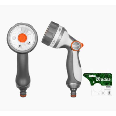 Пистолет для полива Bradas SMOOTH CONTROL, 5 режимов, WHITE LINE WL-EN55M