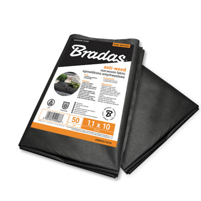 Агроволокно Bradas черное 1,1х10м 50г/м2 (AWB5011010)