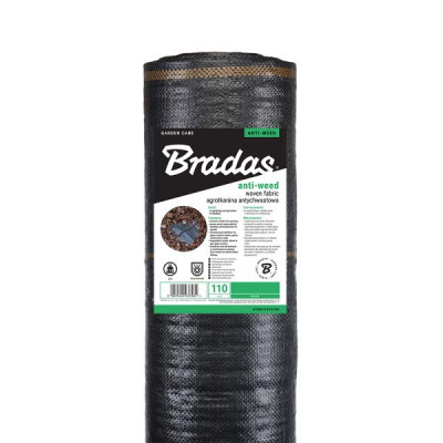 Агроткань Bradas черная 1х100м 110г/м2 (ATBK11010100)