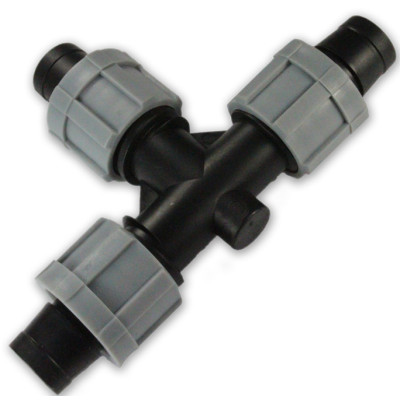 Тройник для капельной ленты Bradas (DSTA06-00L)