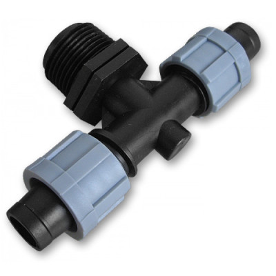 Тройник Bradas 2 ленты, РН 3/4" (DSTA06-34L)