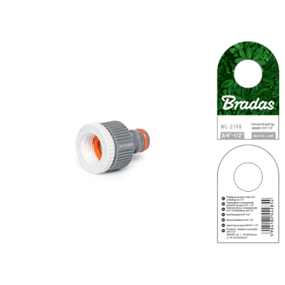 Адаптер редукционный Bradas WHITE LINE РВ 3/4" на 1/2" (WL-2198)