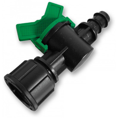 Соеденитель с миникраном для трубки Bradas РВ 1/2", 20мм (DSWZ12-2012L)