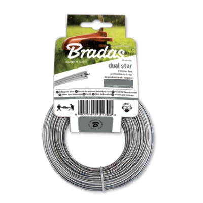 Леска для триммера Bradas RIPPER DUAL звездочкой 2,4ммx15м (ZRG2415K)