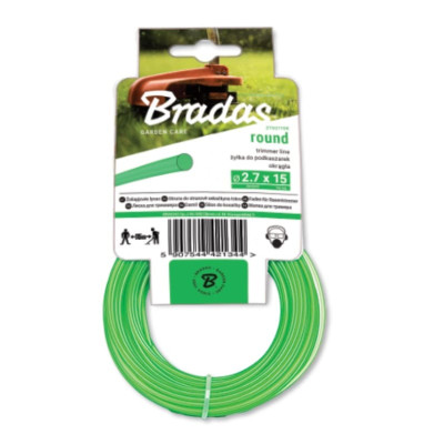 Леска для триммера Bradas TRIMMER круглая 2,7ммx15м (ZTO2715K)